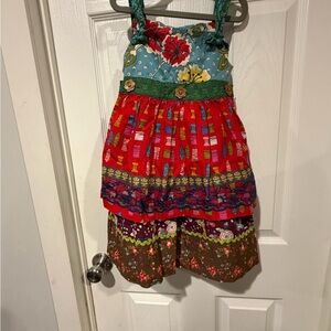 Matilda Jane Colorful Floral Patchwork Dress